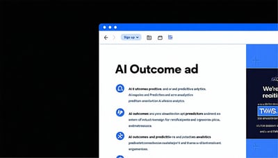 Newsletter signup for AI outcomes and predictive analytics updates